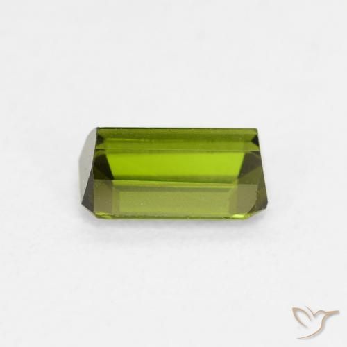 Tourmaline Gemstone in 6.1 x 3.8 mm Size for Sale, Tourmaline Stone in Earthy Green Color