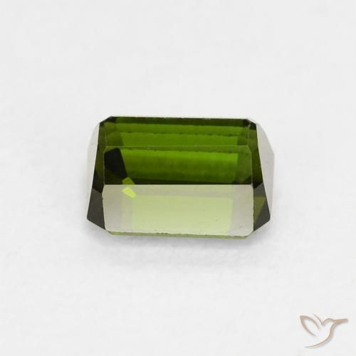 Tourmaline Gemstone in 5.6 x 4.4 mm Size for Sale, Tourmaline Stone in Dark Green Color