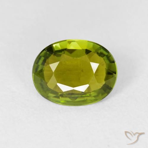 1.32ct Natural Warm Forest Green Tourmaline, Oval, VS