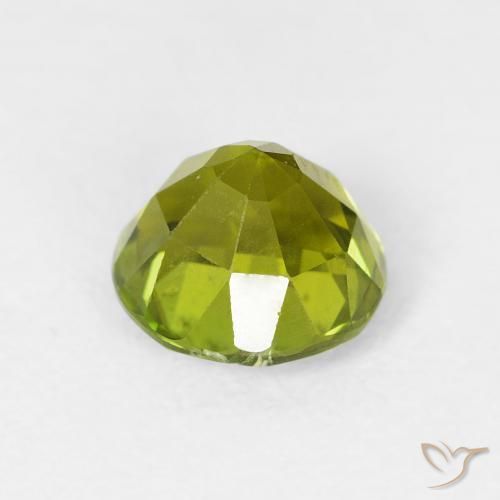 Tourmaline Gemstone in 7 mm (calibrated) Size for Sale, Tourmaline Stone in Olive Green Color