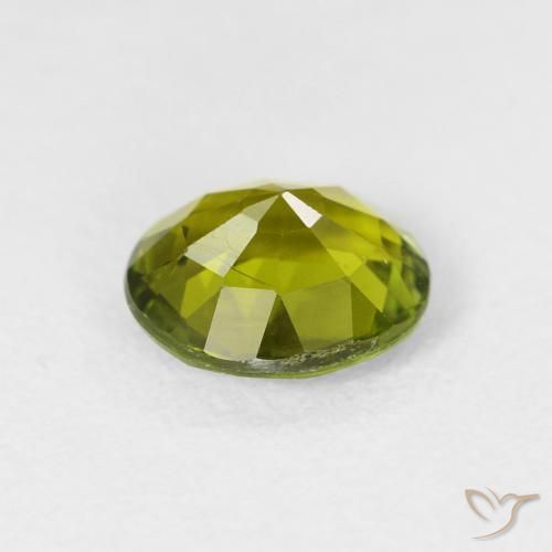 Tourmaline Gemstone in 7.8 x 6.9 mm Size for Sale, Tourmaline Stone in Lively Green Color
