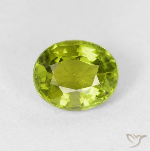 1.48ct Natural Medium Green Tourmaline, Oval, VS