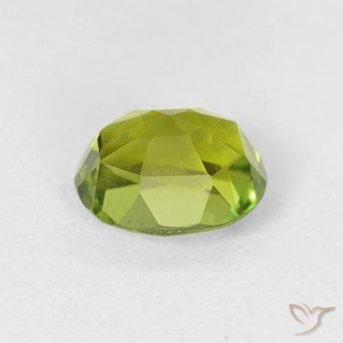 Tourmaline Gemstone in 7.9 x 6.5 mm Size for Sale, Tourmaline Stone in Lively Green Color