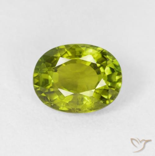 1.39ct Natural Lively Green Tourmaline, Oval, VS