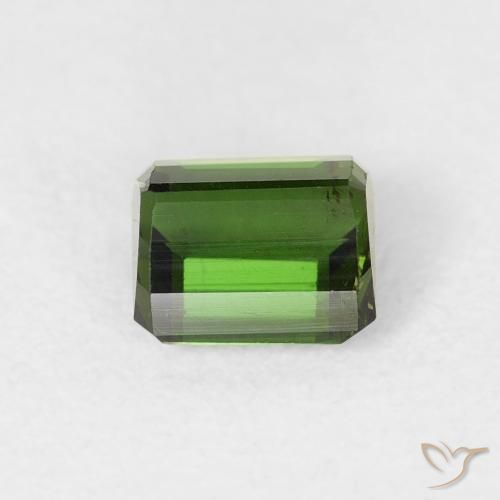 Tourmaline Gemstone in 5.4 x 4.8 mm Size for Sale, Tourmaline Stone in Forest Green Color