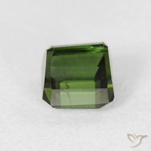 Tourmaline Gemstone in 4.7 x 4.5 mm Size for Sale, Tourmaline Stone in Deep Green Color