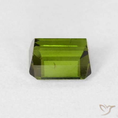 Tourmaline Gemstone in 5.7 x 4.5 mm Size for Sale, Tourmaline Stone in Seaweed Green Color