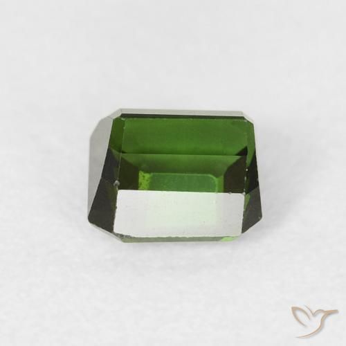 Tourmaline Gemstone in 4.7 x 4.6 mm Size for Sale, Tourmaline Stone in Deep Green Color