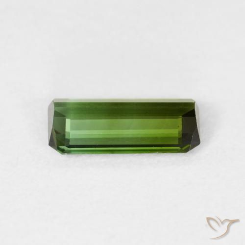 Tourmaline Gemstone in 9.3 x 4.7 mm Size for Sale, Tourmaline Stone in Forest Green Color