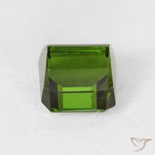 Tourmaline Gemstone in 4.9 x 4.7 mm Size for Sale, Tourmaline Stone in Deep Green Color