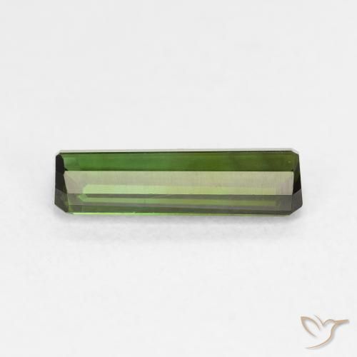 Tourmaline Gemstone in 10.4 x 3.9 mm Size for Sale, Tourmaline Stone in Dark Green Color