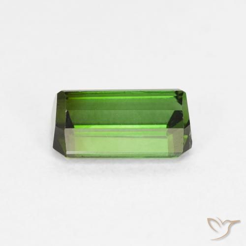 Tourmaline Gemstone in 7.4 x 4.3 mm Size for Sale, Tourmaline Stone in Dark Green Color