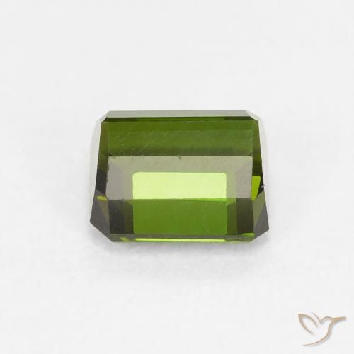 Tourmaline Gemstone in 5.7 x 5.3 mm Size for Sale, Tourmaline Stone in Medium Green Color