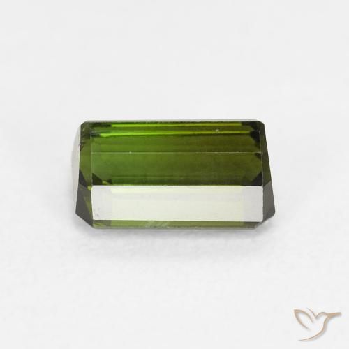Tourmaline Gemstone in 6.7 x 4.2 mm Size for Sale, Tourmaline Stone in Medium Green Color