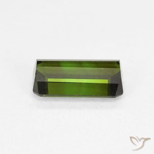 Tourmaline Gemstone in 7.7 x 4.3 mm Size for Sale, Tourmaline Stone in Forest Green Color