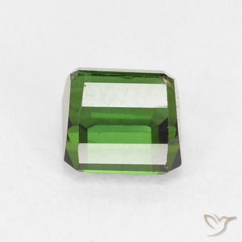 Tourmaline Gemstone in 4.9 x 4.6 mm Size for Sale, Tourmaline Stone in Deep Green Color