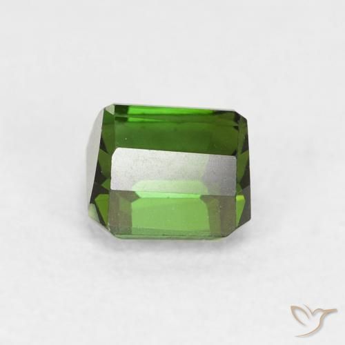 Tourmaline Gemstone in 4.5 x 4.4 mm Size for Sale, Tourmaline Stone in Medium Green Color