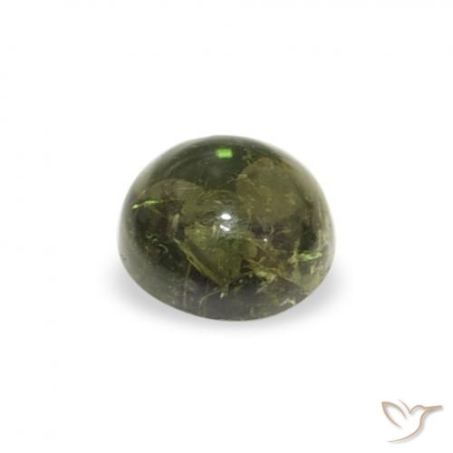 Tourmaline Gemstone in 5 mm (calibrated) Size for Sale, Tourmaline Stone in Dark Green Color