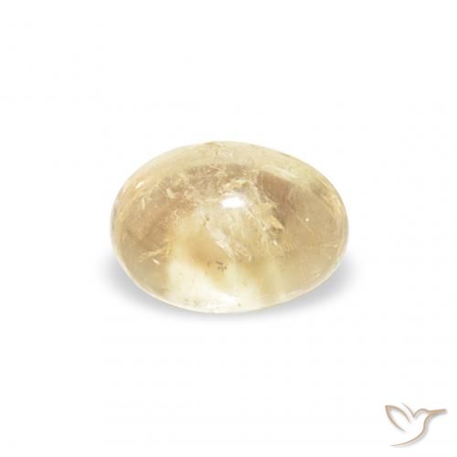 0.72ct Natural Light Gold Tourmaline, Oval, Transparent