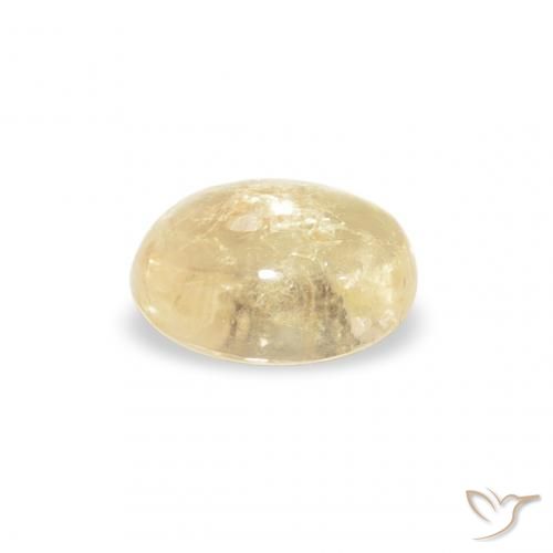 Tourmaline Gemstone in 6.3 x 4.6 mm Size for Sale, Tourmaline Stone in Light Gold Color