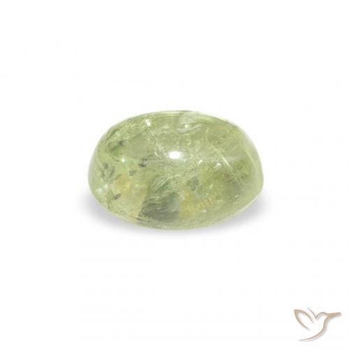 Tourmaline Gemstone in 6.1 x 4.6 mm Size for Sale, Tourmaline Stone in Light Green Color