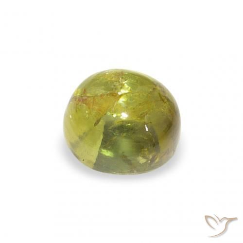 Tourmaline Gemstone in 6 mm (calibrated) Size for Sale, Tourmaline Stone in Warm Green Color