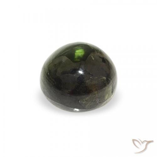 Tourmaline Gemstone in 4.7 mm Size for Sale, Tourmaline Stone in Deep Green Color