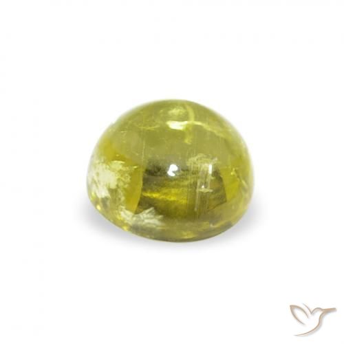 Tourmaline Gemstone in 5 mm (calibrated) Size for Sale, Tourmaline Stone in Medium Yellow Color