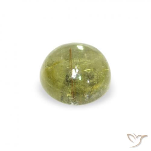 Tourmaline Gemstone in 5 mm (calibrated) Size for Sale, Tourmaline Stone in Lemon Yellow Color