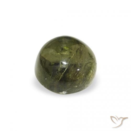 Tourmaline Gemstone in 5 mm (calibrated) Size for Sale, Tourmaline Stone in Warm Green Color