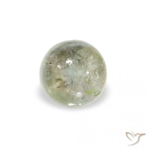 0.60ct طبيعي أخضر دافئ تورمالين, دائري, شفاف, Photo A