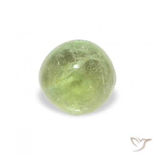 0.72ct Natural Light Lively Green Tourmaline, Round, Transparent