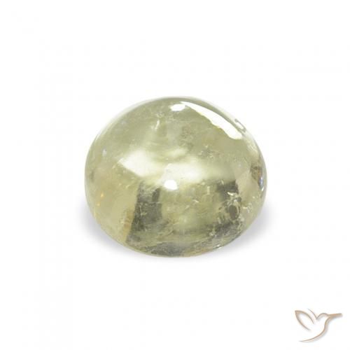 Tourmaline Gemstone in 6 mm (calibrated) Size for Sale, Tourmaline Stone in Medium Light-Yellow Color