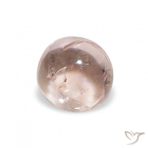 0.93 ct Pink Tourmaline Stone, Natural Tourmaline in Round Cabochon Shape for Sale
