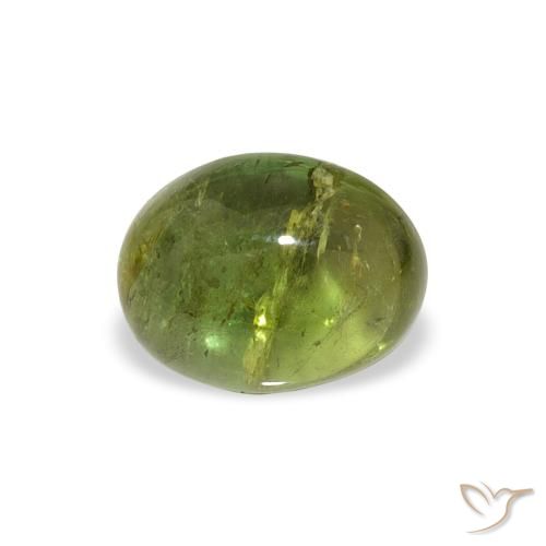 1.45ct Natural Medium Green Tourmaline, Oval, Transparent