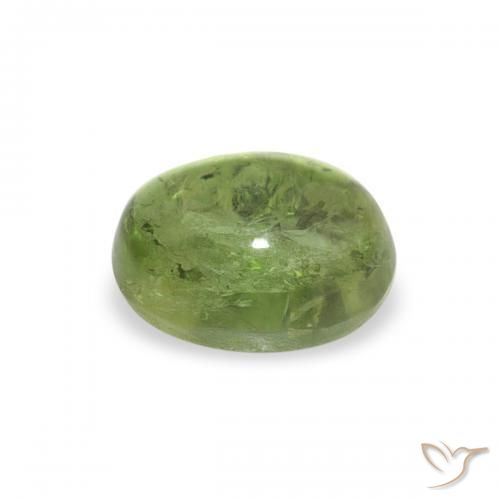 Tourmaline Gemstone in 6.2 x 4.7 mm Size for Sale, Tourmaline Stone in Medium Green Color