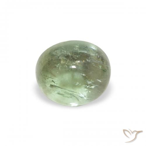0.81ct Natural Light Forest Green Tourmaline, Oval, Transparent