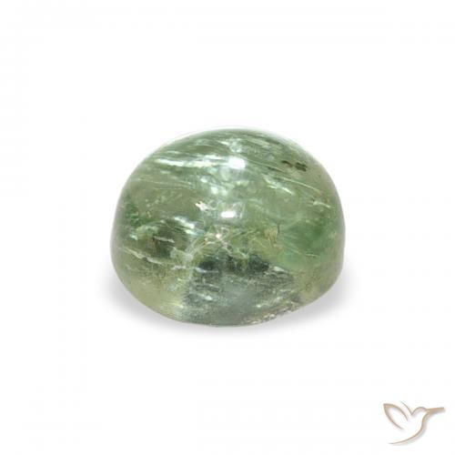 Tourmaline Gemstone in 5.6 x 4.8 mm Size for Sale, Tourmaline Stone in Light Forest Green Color