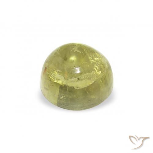 Tourmaline Gemstone in 5 mm (calibrated) Size for Sale, Tourmaline Stone in Warm Earthy Green Color