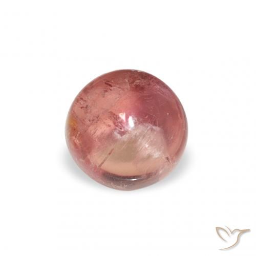 1.31ct Natural Bright Pink Tourmaline, Round, Transparent