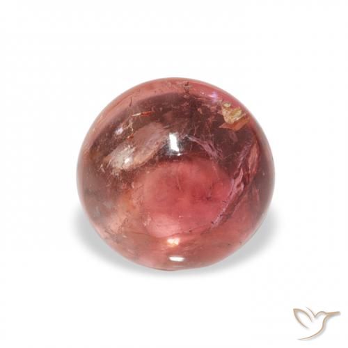 0.92ct Natural Indian Red Tourmaline, Round, Transparent