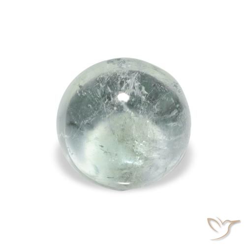 0.95ct Natural Medium Light Green Tourmaline, Round, Transparent