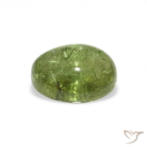 Tourmaline Gemstone in 8 x 6 mm (calibrated) Size for Sale, Tourmaline Stone in Warm Green Color