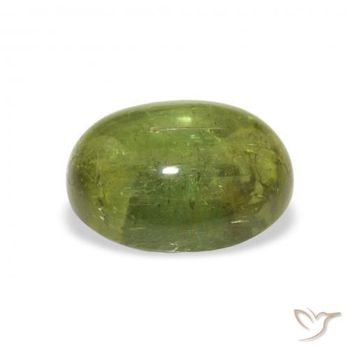 Tourmaline Gemstone in 8.6 x 6.6 mm Size for Sale, Tourmaline Stone in Forest Green Color