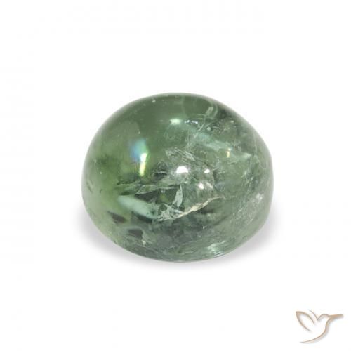 Tourmaline Gemstone in 6 mm (calibrated) Size for Sale, Tourmaline Stone in Pale Forest Green Color