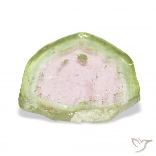 Tourmaline Gemstone in 18.2 x 17.7 mm Size for Sale, Tourmaline Stone in Bi-color Color