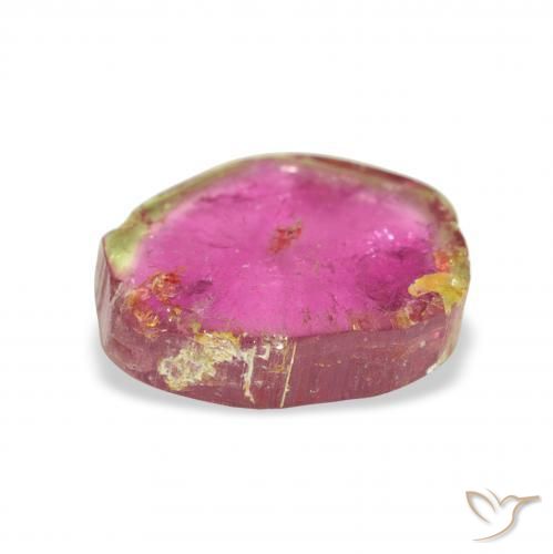 Tourmaline Gemstone in 12.8 x 11.2 mm Size for Sale, Tourmaline Stone in Watermelon Color