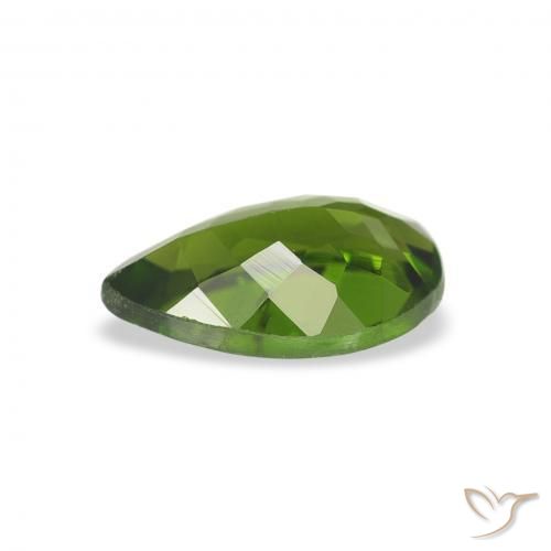 Tourmaline Gemstone in 7.6 x 4.9 mm Size for Sale, Tourmaline Stone in Medium Green Color