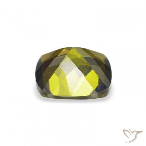 Tourmaline Gemstone in 6.2 x 6.2 mm Size for Sale, Tourmaline Stone in Deep Green Color