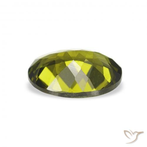 Tourmaline Gemstone in 8 x 6 mm (calibrated) Size for Sale, Tourmaline Stone in Yellowish Green Color